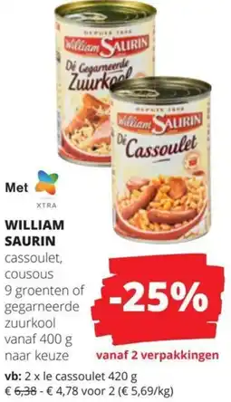 Spar William Saurin aanbieding