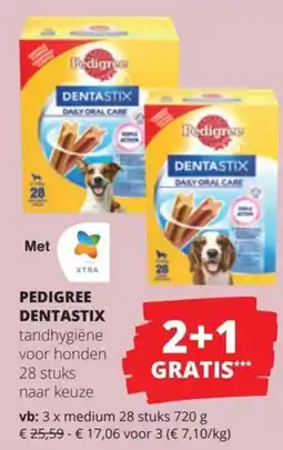 Spar Pedigree Dentastix aanbieding