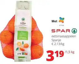 Spar Spar eetsinaasappelen aanbieding