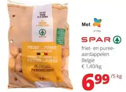 Spar Spar friet en puree aardappelen aanbieding