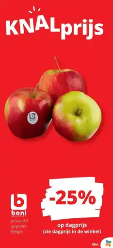 Spar Boni selection jonagold appelen aanbieding