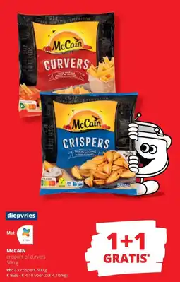 Spar McCain crispers of curvers aanbieding