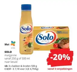 Spar Solo margarine aanbieding