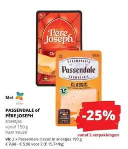 Spar Passendale of père joseph sneetjes aanbieding