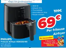 Carrefour Philips Friteuse Airfryer HD9200/90 (niet gevuld) aanbieding