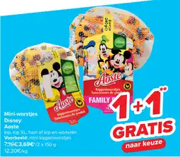 Carrefour Mini-worstjes Disney Aoste aanbieding