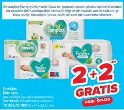 Carrefour Doekjes Pampers aanbieding