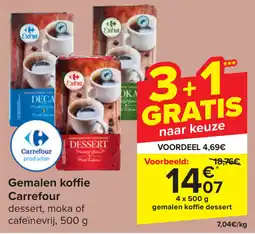 Carrefour Gemalen koffie Carrefour aanbieding