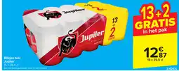 Carrefour Blikjes bier Jupiler aanbieding