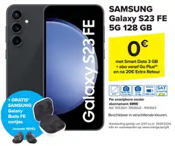 Carrefour Samsung Galaxy S23 FE 5G 128 GB aanbieding
