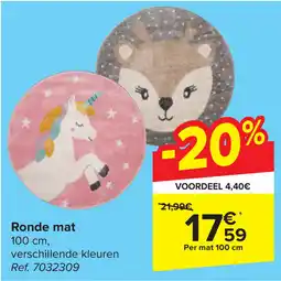 Carrefour Ronde mat aanbieding