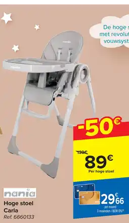 Carrefour Nania Hoge stoel Carla aanbieding