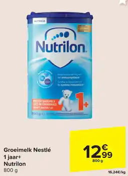 Carrefour Groeimelk Nestlé 1 jaar+ Nutrilon aanbieding