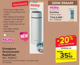 Carrefour Nuby Draagbare flessenkoeler RapidCool aanbieding