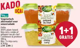 Delhaize Vegetarisch alternatief voor smeersalade Délio aanbieding