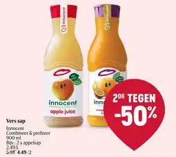 Delhaize Vers sap Innocent aanbieding
