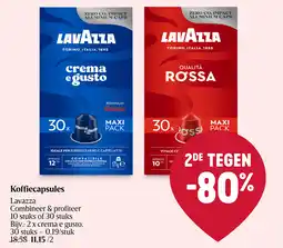Delhaize Koffiecapsules Lavazza aanbieding