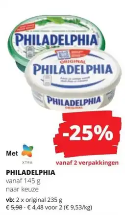 Spar Philadelphia aanbieding