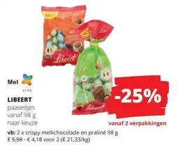 Spar Libeert paaseitjes aanbieding