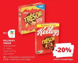 Spar Kellogg's trésor aanbieding