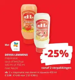 Spar Devos Lemmens aanbieding