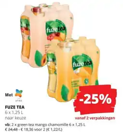Spar Fuze tea aanbieding