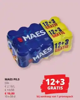 Spar Maes pils aanbieding