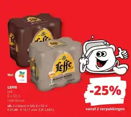 Spar Leffe blik aanbieding