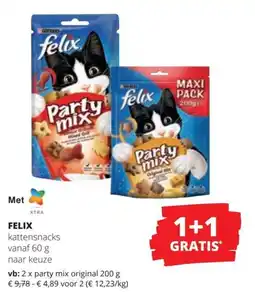 Spar Felix kattensnacks aanbieding