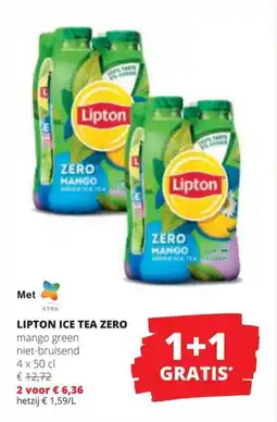 Spar Lipton ice tea zero aanbieding