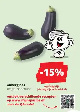 Spar Aubergines aanbieding
