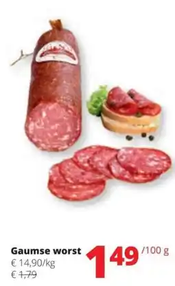 Spar Gaumse worst aanbieding