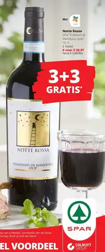 Spar Notte Rossa aanbieding
