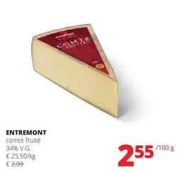Spar Entremont comté fruité 34% V,G, aanbieding