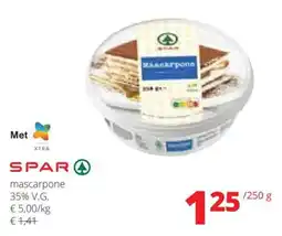 Spar Mascarpone 35% V.G. aanbieding
