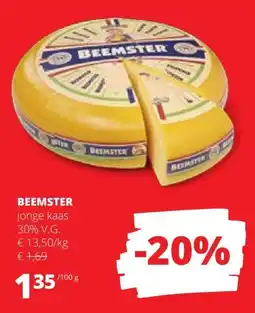 Spar Beemster jonge kaas 30% V.G. aanbieding