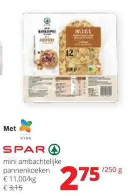 Spar Mini ambachtelijke pannenkoeken aanbieding