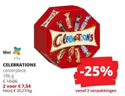 Spar Celebrations centerpiece aanbieding