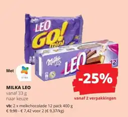 Spar Milka Leo aanbieding