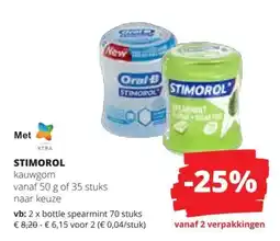 Spar Stimorol kauwgom aanbieding
