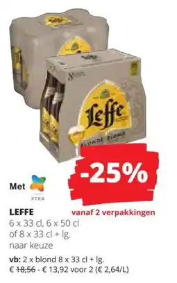 Spar Leffe aanbieding