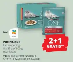 Spar Purina kattenvoeding aanbieding