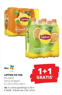 Spar Lipton ice tea aanbieding