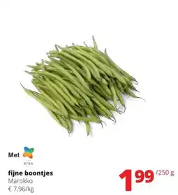 Spar Fijne boontjes Marokko aanbieding