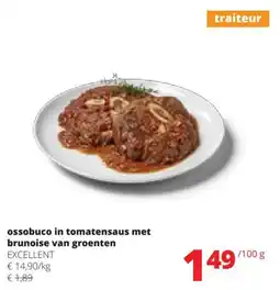 Spar Ossobuco in tomatensaus met brunoise van groenten aanbieding