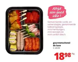 Spar Gourmetschotel de luxe aanbieding