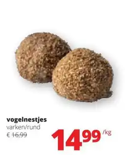 Spar Vogelnestjes aanbieding