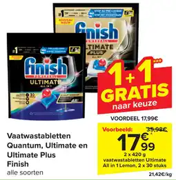 Carrefour Finish Vaatwastabletten aanbieding