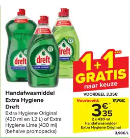 Carrefour Dreft Handafwasmiddel aanbieding
