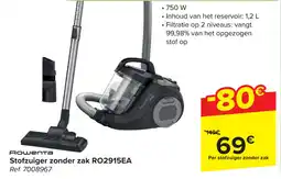Carrefour Rowenta Stofzuiger zonder zak RO2915EA aanbieding